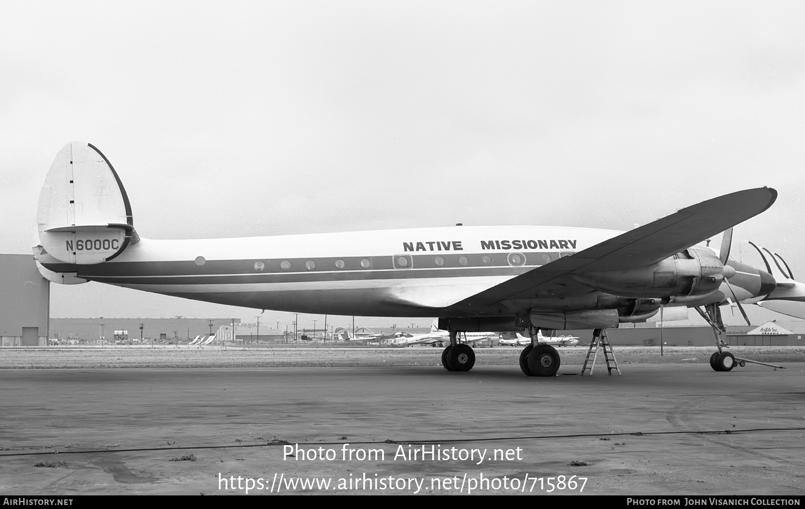 Aircraft Photo of N6000C | Lockheed L-049 Constellation | Native Missionary | AirHistory.net #715867