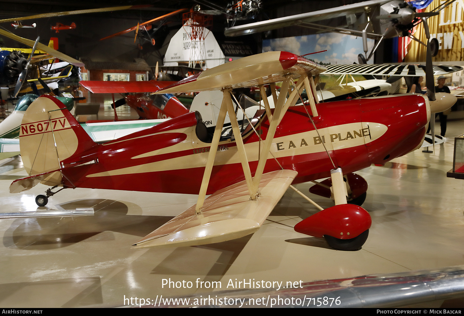 Aircraft Photo of N6077V | EAA Biplane Model A-1 | AirHistory.net #715876