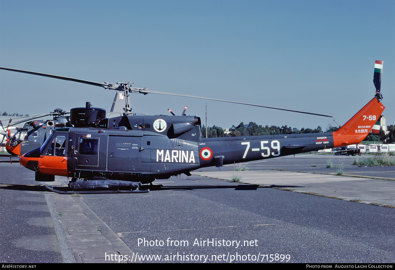 Aircraft Photo of MM81176 | Agusta AB-212ASW | Italy - Navy | AirHistory.net #715899