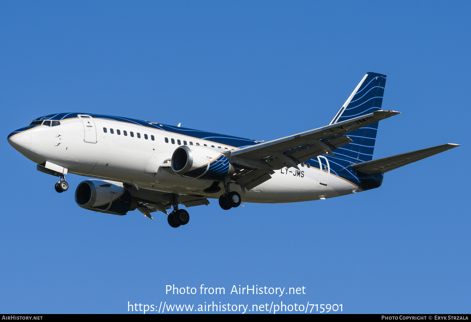 Aircraft Photo of LY-JMS | Boeing 737-522 | AirHistory.net #715901