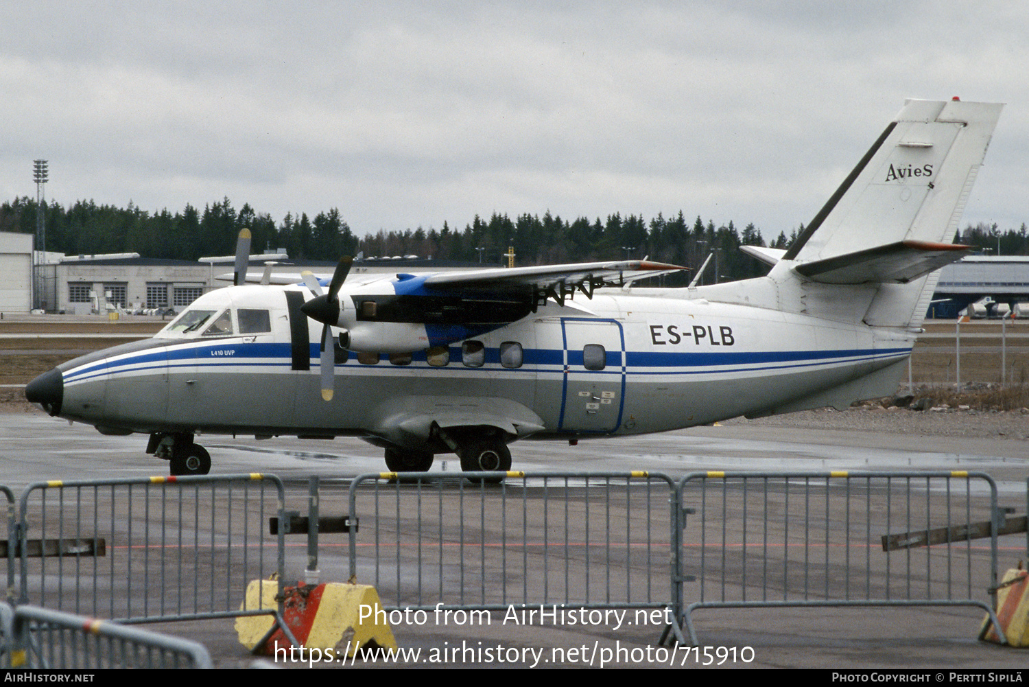 Aircraft Photo of ES-PLB | Let L-410UVP Turbolet | Avies | AirHistory.net #715910