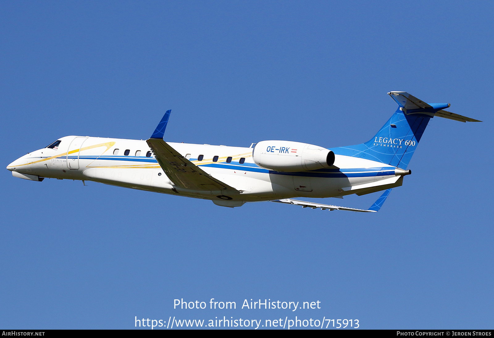 Aircraft Photo of OE-IRK | Embraer Legacy 600 (EMB-135BJ) | AirHistory.net #715913