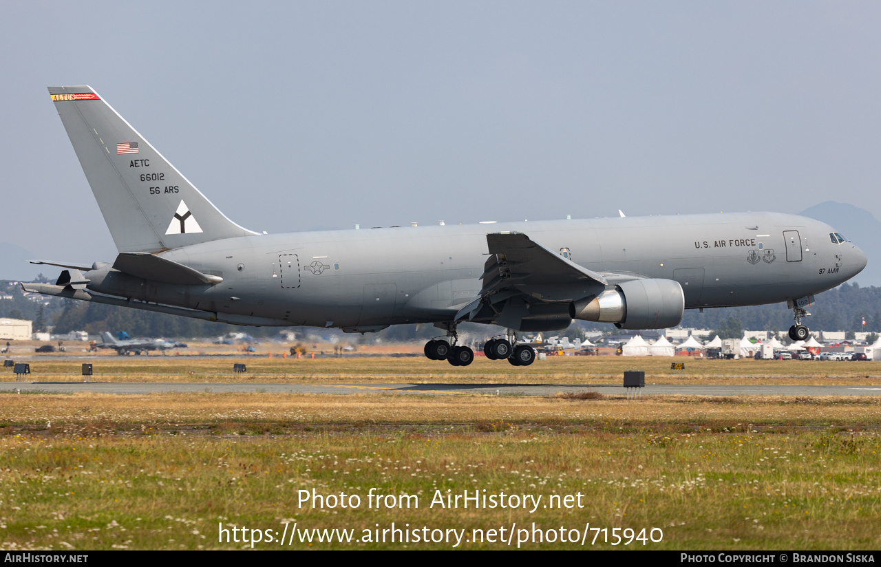 Aircraft Photo of 16-46012 / 66012 | Boeing KC-46A Pegasus (767-2C) | USA - Air Force | AirHistory.net #715940