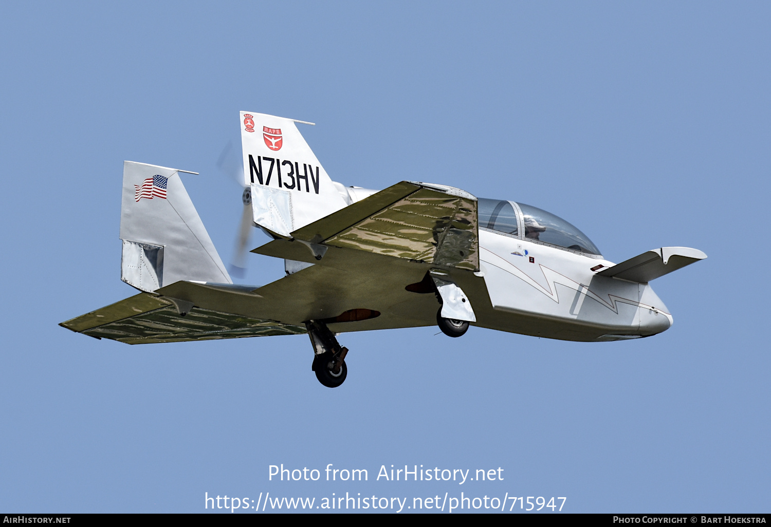 Aircraft Photo of N713HV | Rutan 32 VariViggen SP | RAFE - Rutan Aircraft Flying Experience | AirHistory.net #715947