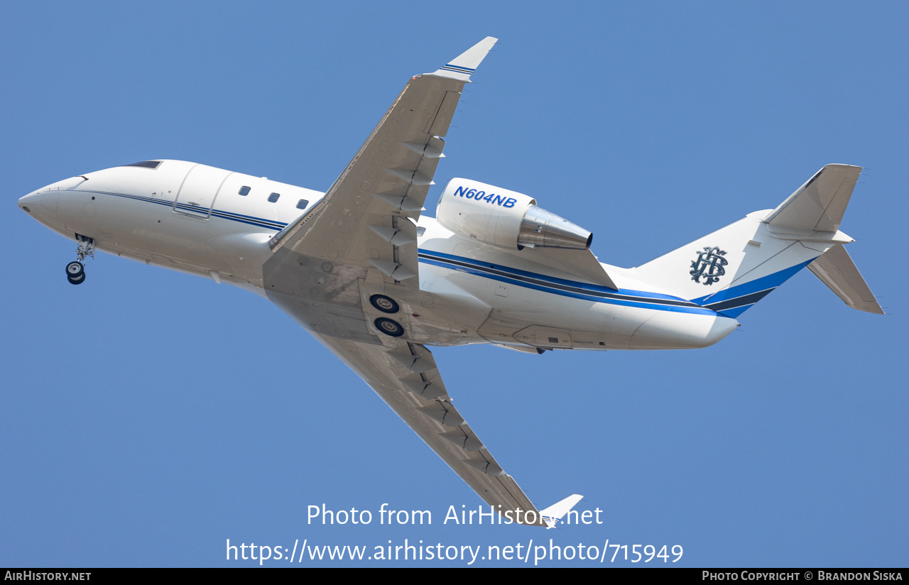 Aircraft Photo of N604NB | Canadair Challenger 601-3R (CL-600-2B16) | AirHistory.net #715949