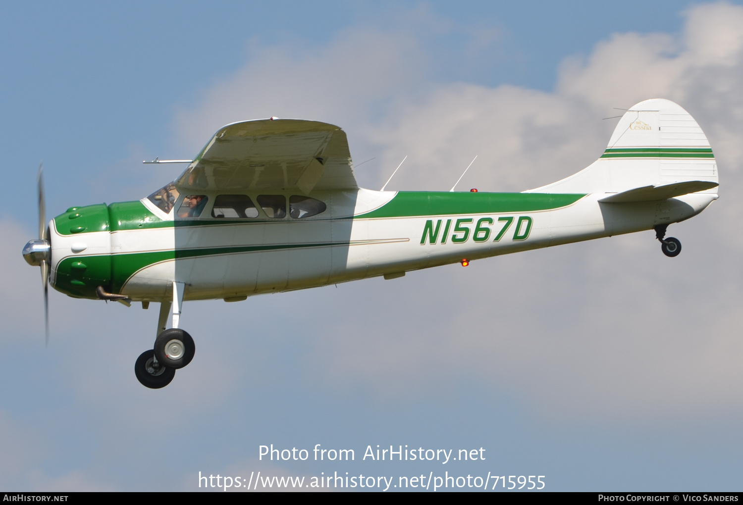 Aircraft Photo of N1567D | Cessna 195A | AirHistory.net #715955