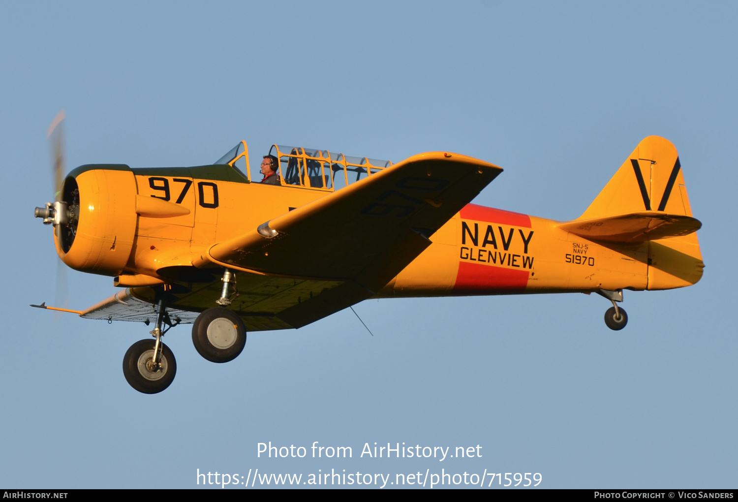 Aircraft Photo of G-TXAN / 51970 | North American AT-6D Harvard III | USA - Navy | AirHistory.net #715959