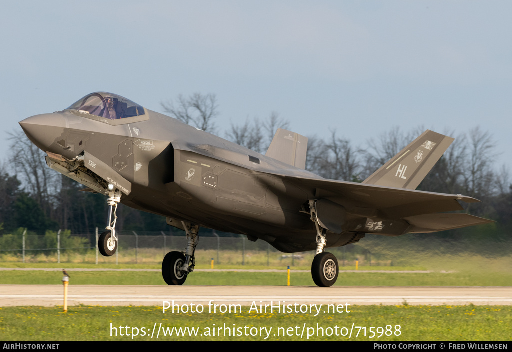 Aircraft Photo of 20-5585 | Lockheed Martin F-35A Lightning II | USA - Air Force | AirHistory.net #715988