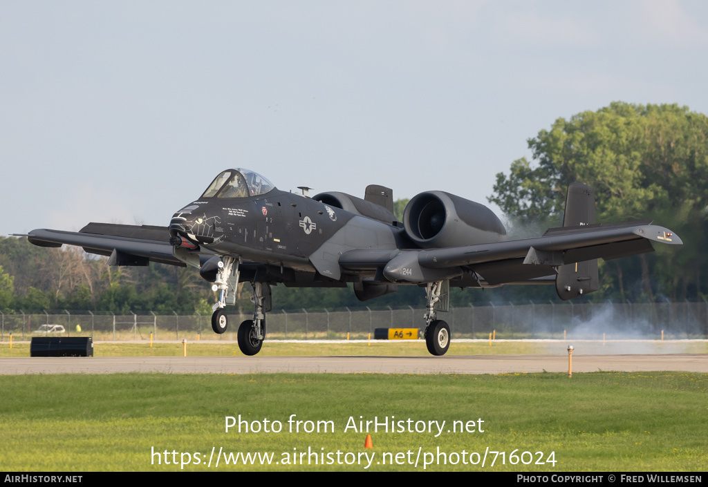 Aircraft Photo of 80-0244 / AF80-244 | Fairchild A-10C Thunderbolt II | USA - Air Force | AirHistory.net #716024