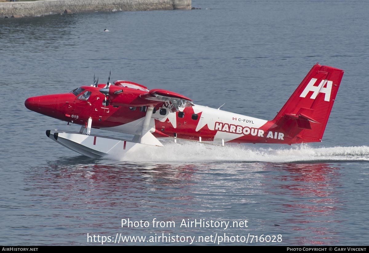 Aircraft Photo of C-FDYL | De Havilland Canada DHC-6-300 Twin Otter | Harbour Air | AirHistory.net #716028