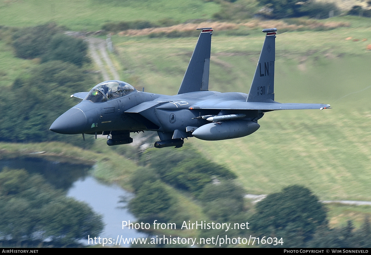 Aircraft Photo of 91-0311 / AF91-311 | McDonnell Douglas F-15E Strike Eagle | USA - Air Force | AirHistory.net #716034