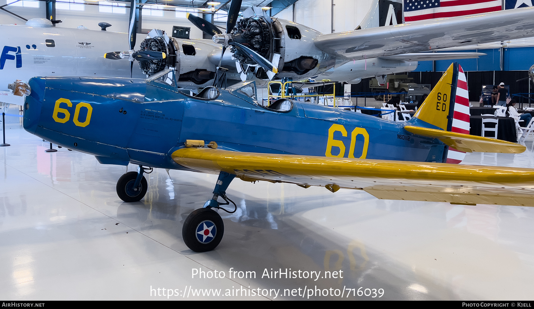 Aircraft Photo of N60112 | Fairchild PT-19B Cornell (M-62A) | USA - Air Force | AirHistory.net #716039