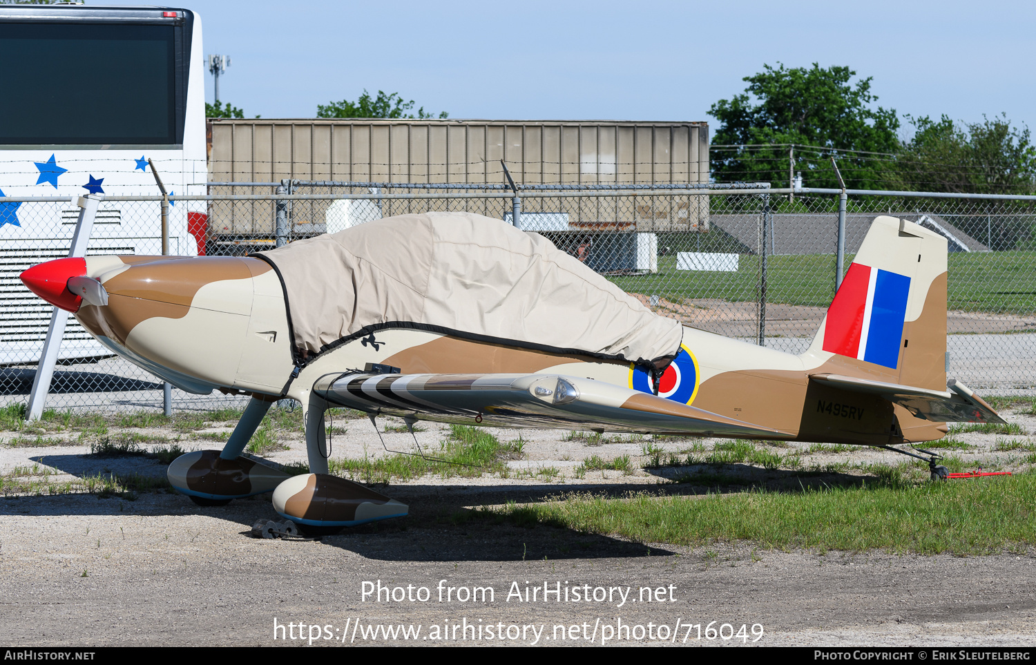 Aircraft Photo of N495RV | Van's RV-8 | UK - Air Force | AirHistory.net #716049