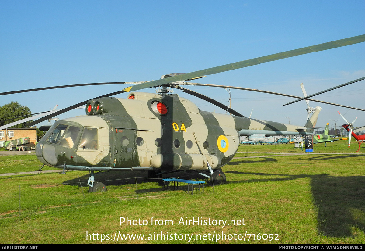 Aircraft Photo of 04 yellow | Mil Mi-8TM | Ukraine - Air Force | AirHistory.net #716092