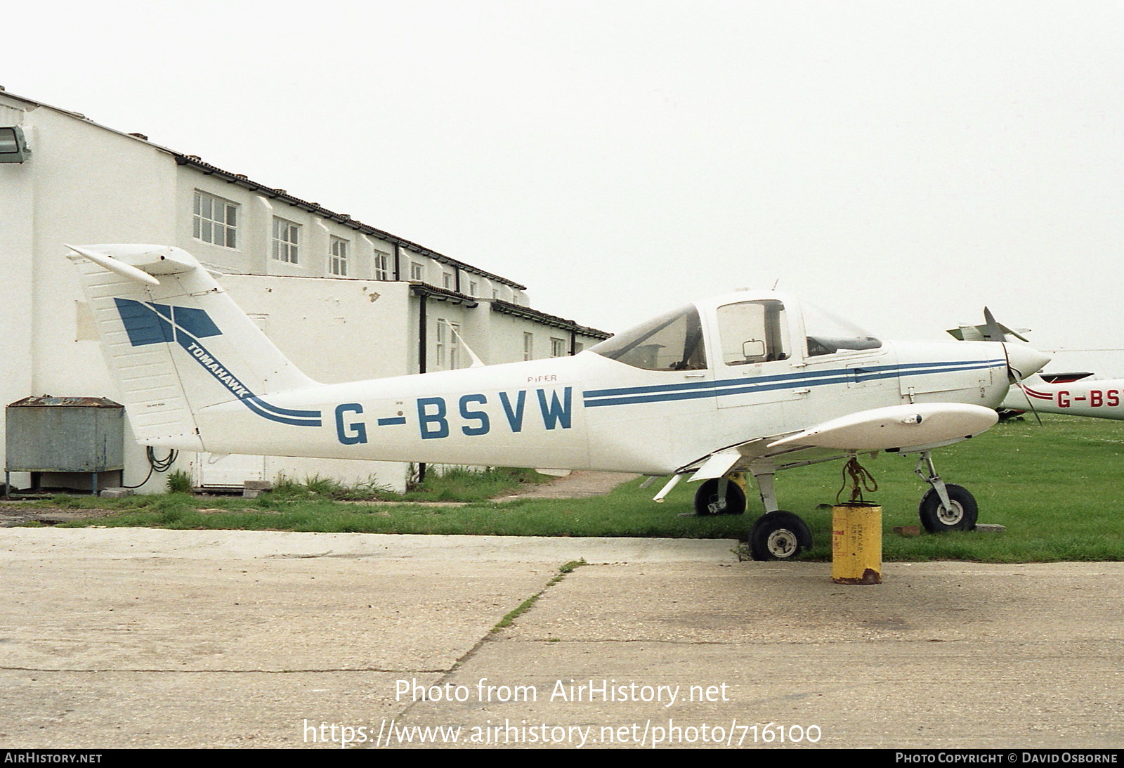 Aircraft Photo of G-BSVW | Piper PA-38-112 Tomahawk | AirHistory.net #716100