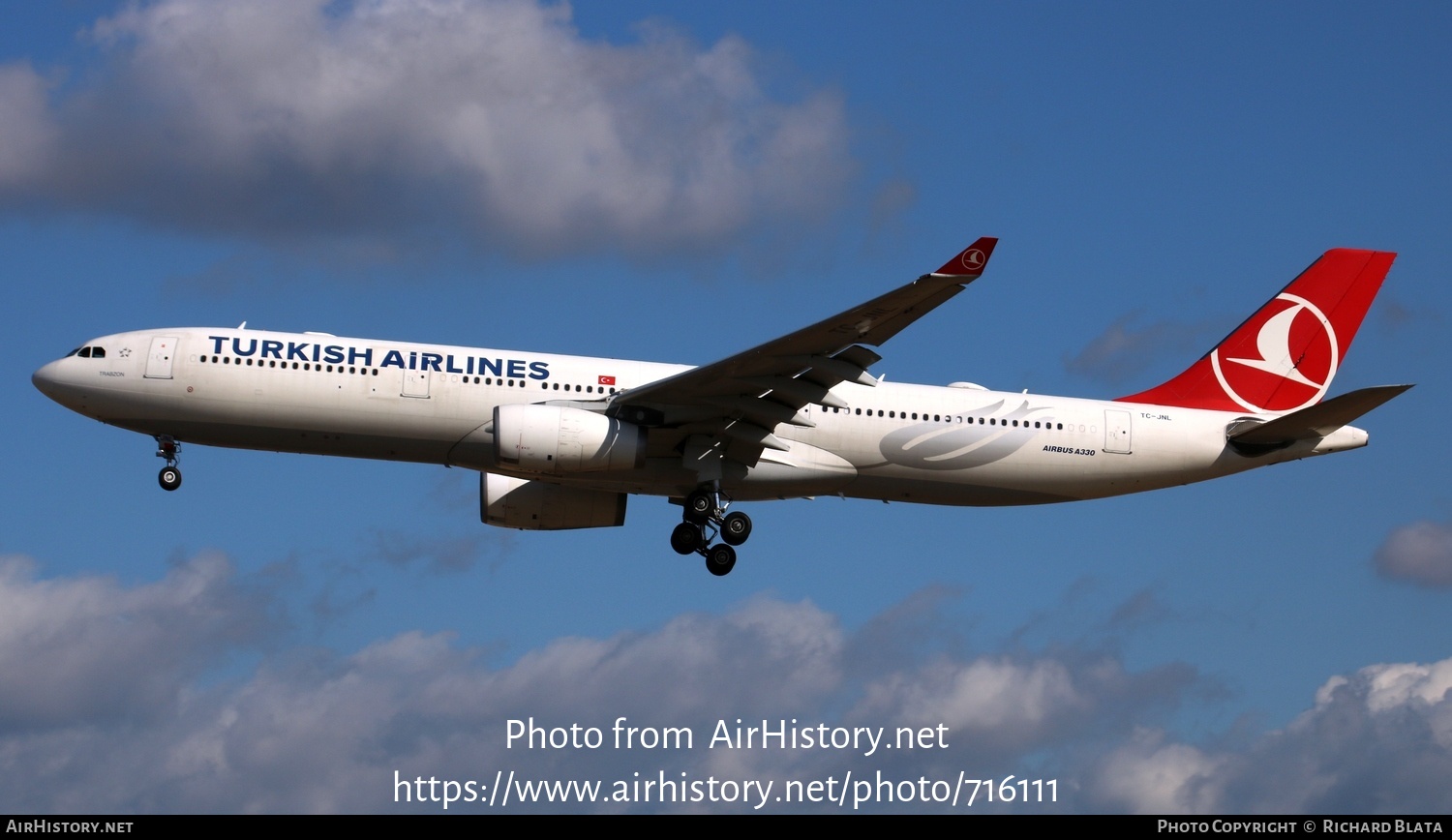 Aircraft Photo of TC-JNL | Airbus A330-343 | Turkish Airlines | AirHistory.net #716111