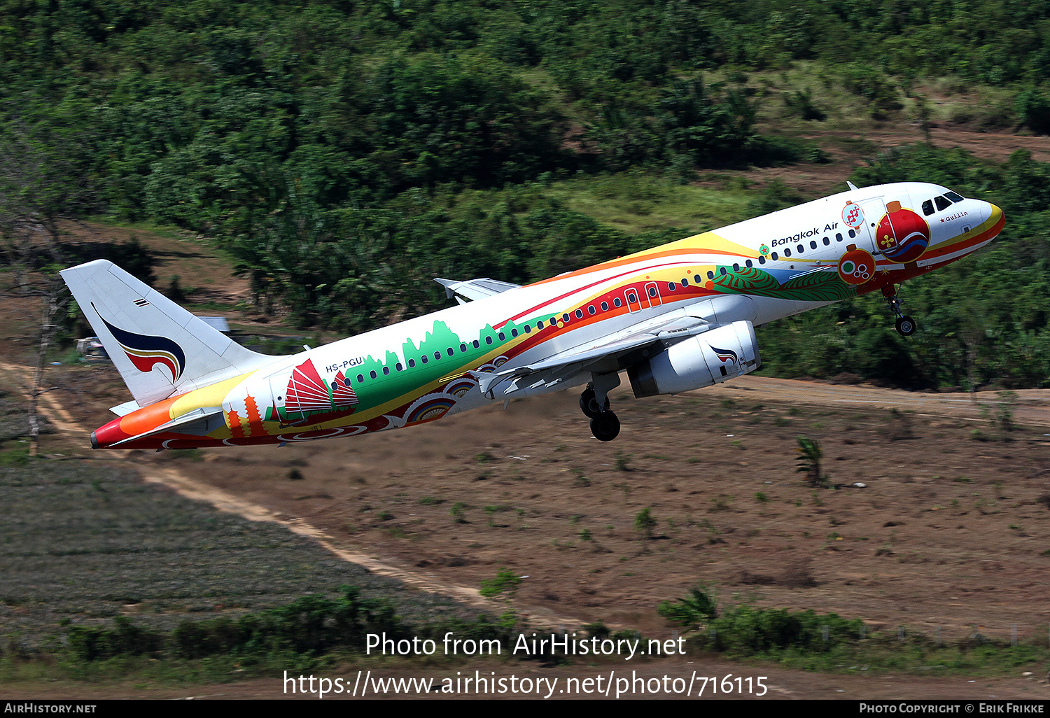 Aircraft Photo of HS-PGU | Airbus A320-232 | Bangkok Airways | AirHistory.net #716115