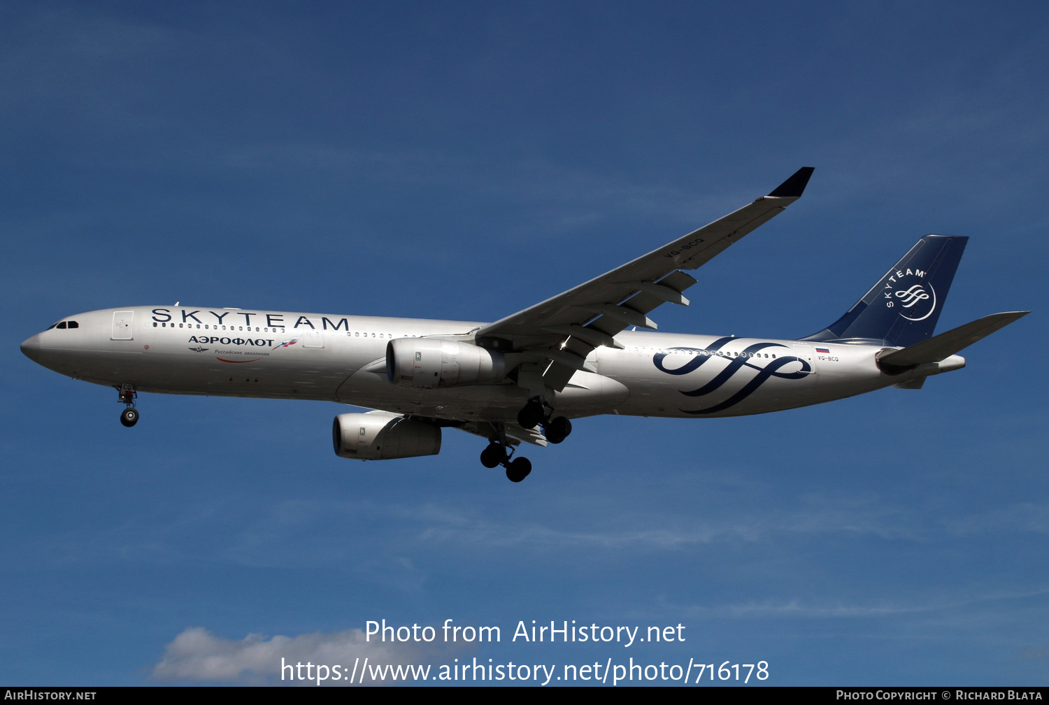 Aircraft Photo of VQ-BCQ | Airbus A330-343 | Aeroflot - Russian Airlines | AirHistory.net #716178