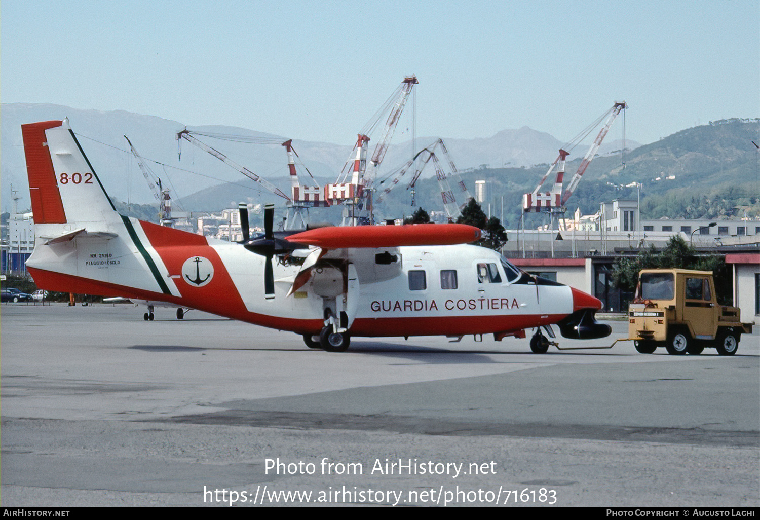 Aircraft Photo of MM25160 | Piaggio P-166DL-3 | Italy - Guardia Costiera | AirHistory.net #716183