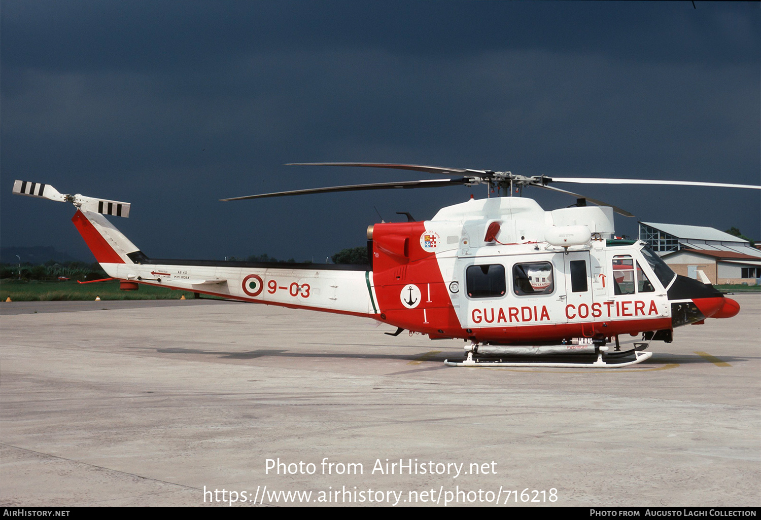 Aircraft Photo of MM81384 | Agusta AB-412SP Grifone | Italy - Guardia Costiera | AirHistory.net #716218