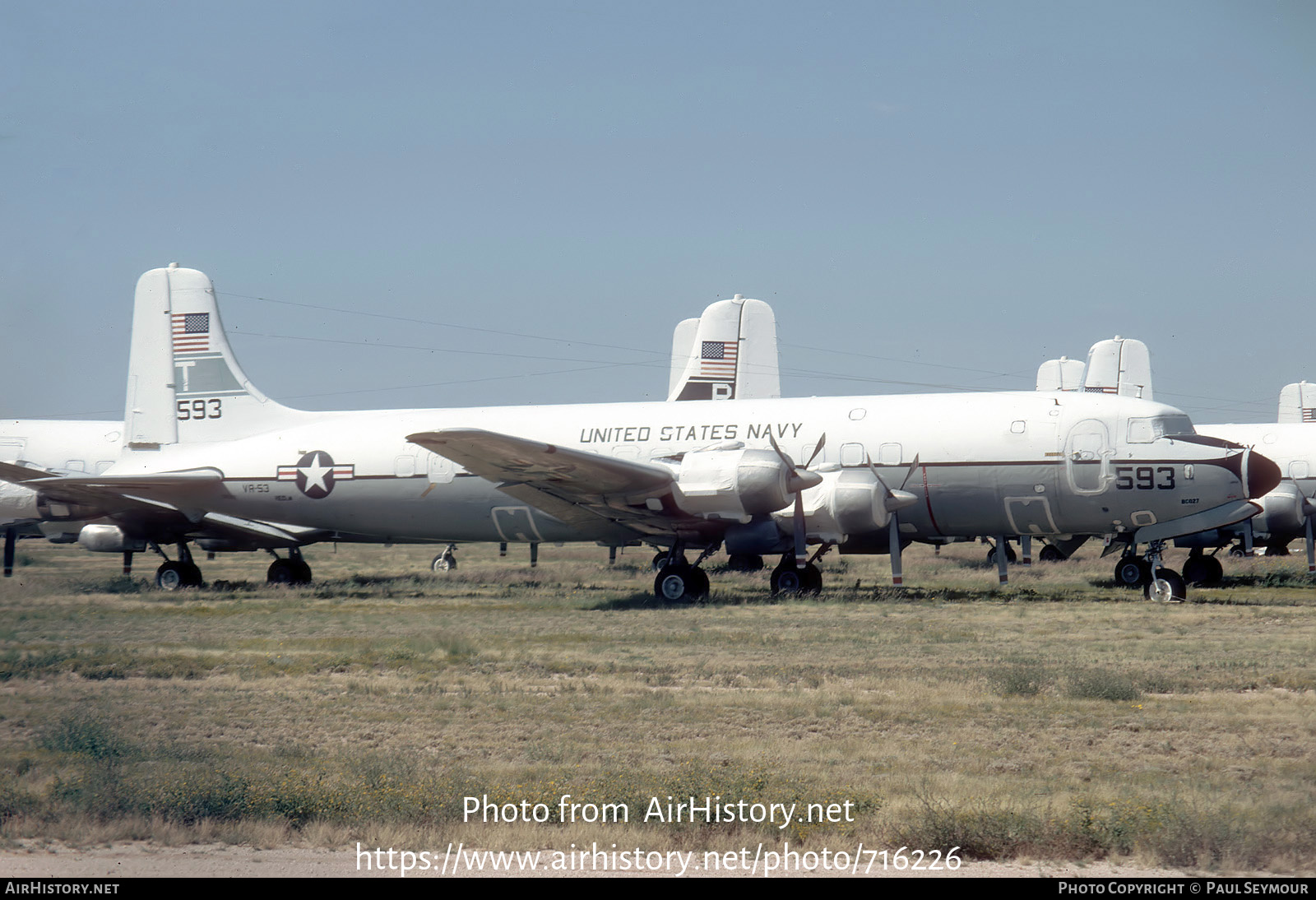 Aircraft Photo of 131593 | Douglas C-118B Liftmaster | USA - Navy | AirHistory.net #716226