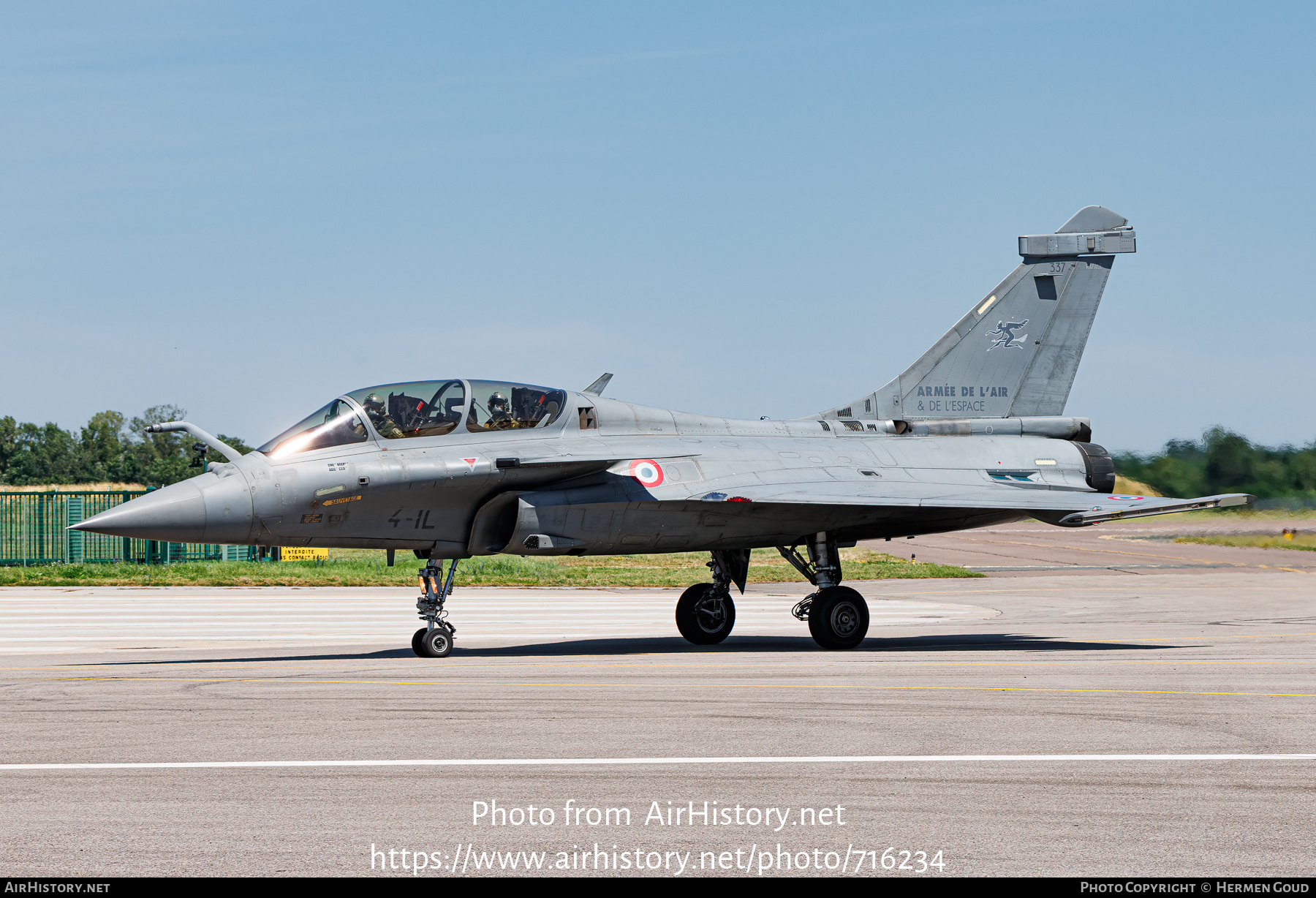 Aircraft Photo of 337 | Dassault Rafale B | France - Air Force | AirHistory.net #716234