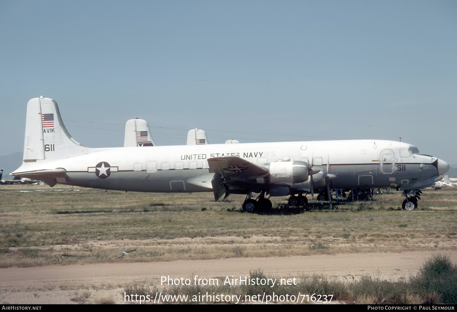 Aircraft Photo of 131611 | Douglas C-118B Liftmaster | USA - Navy | AirHistory.net #716237