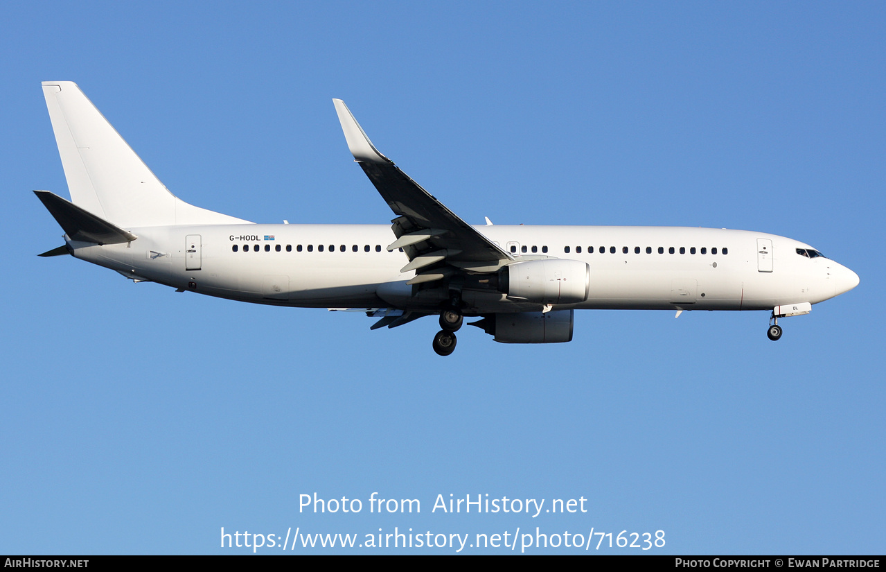 Aircraft Photo of G-HODL | Boeing 737-82R | AirHistory.net #716238