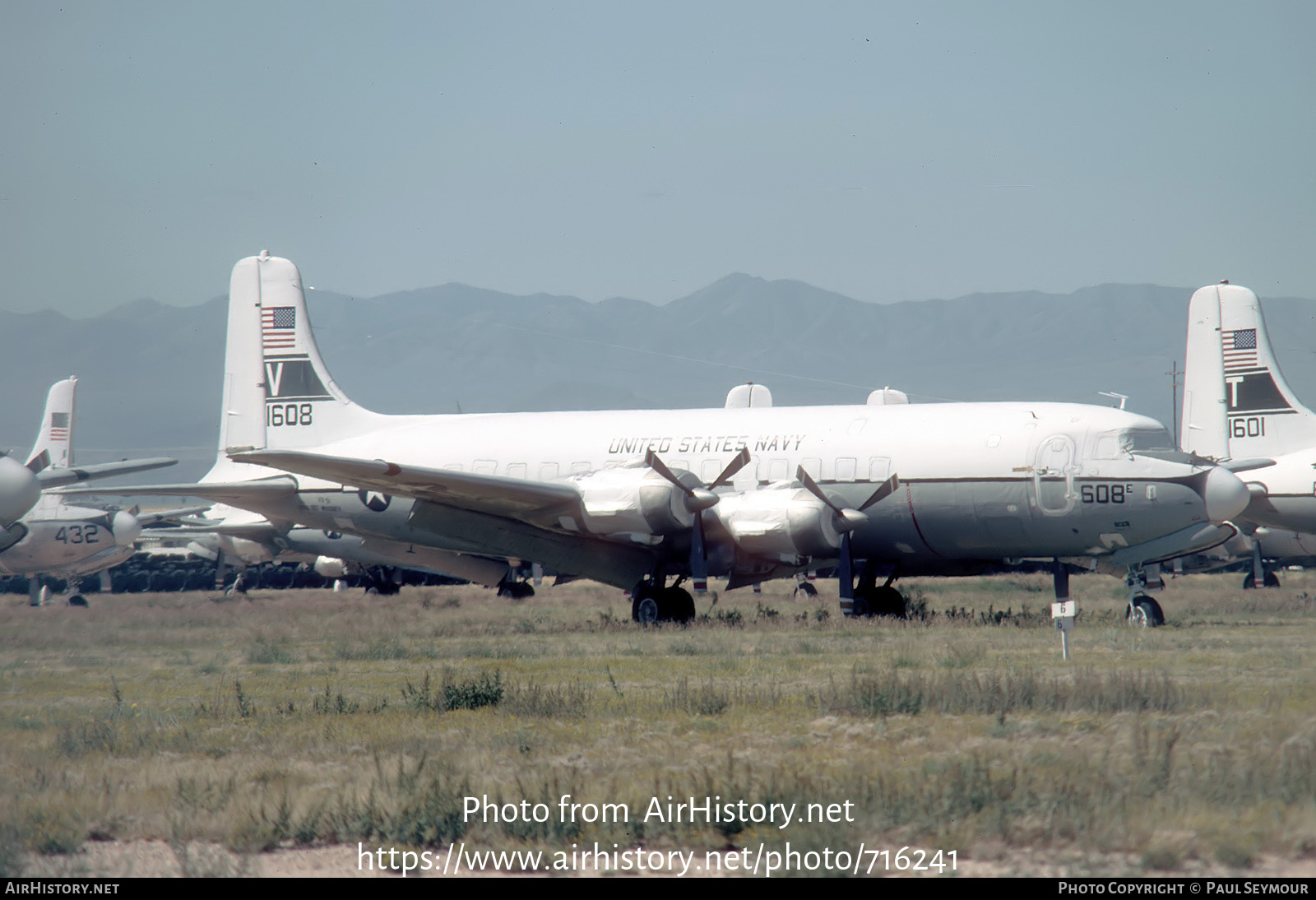 Aircraft Photo of 131608 | Douglas C-118B Liftmaster | USA - Navy | AirHistory.net #716241