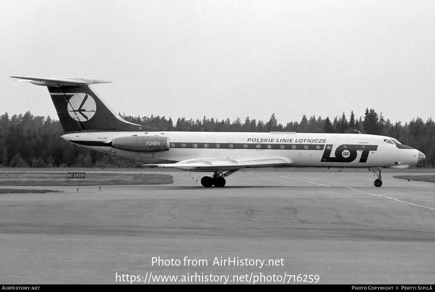 Aircraft Photo of SP-LGC | Tupolev Tu-134 | LOT Polish Airlines - Polskie Linie Lotnicze | AirHistory.net #716259