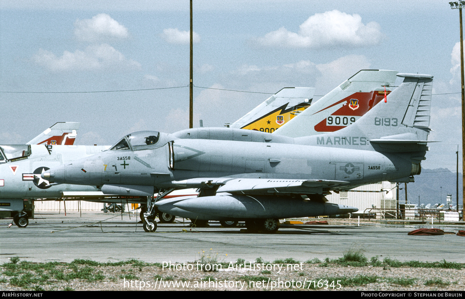 Aircraft Photo of 158193 / 8193 | McDonnell Douglas A-4M Skyhawk II | USA - Marines | AirHistory.net #716345