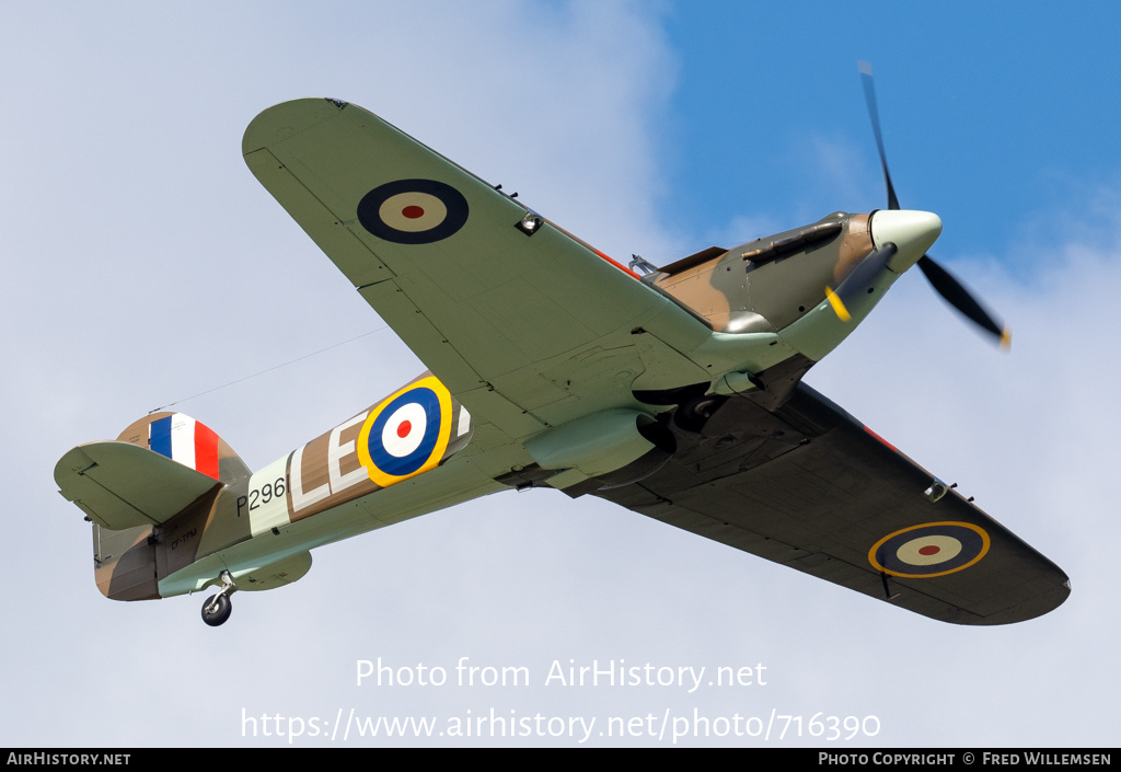 Aircraft Photo of CF-TPM / P2961 | Hawker Hurricane Mk12 | UK - Air Force | AirHistory.net #716390