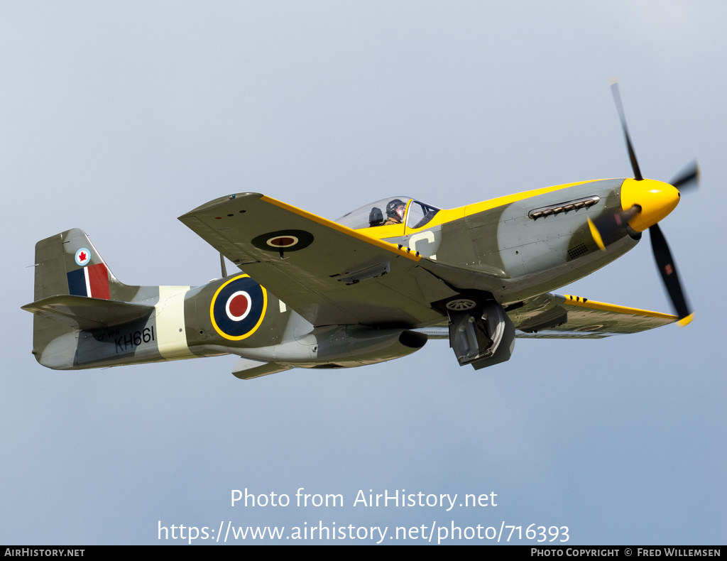 Aircraft Photo of CF-VPM / KH661 | North American P-51D Mustang | Canada - Air Force | AirHistory.net #716393