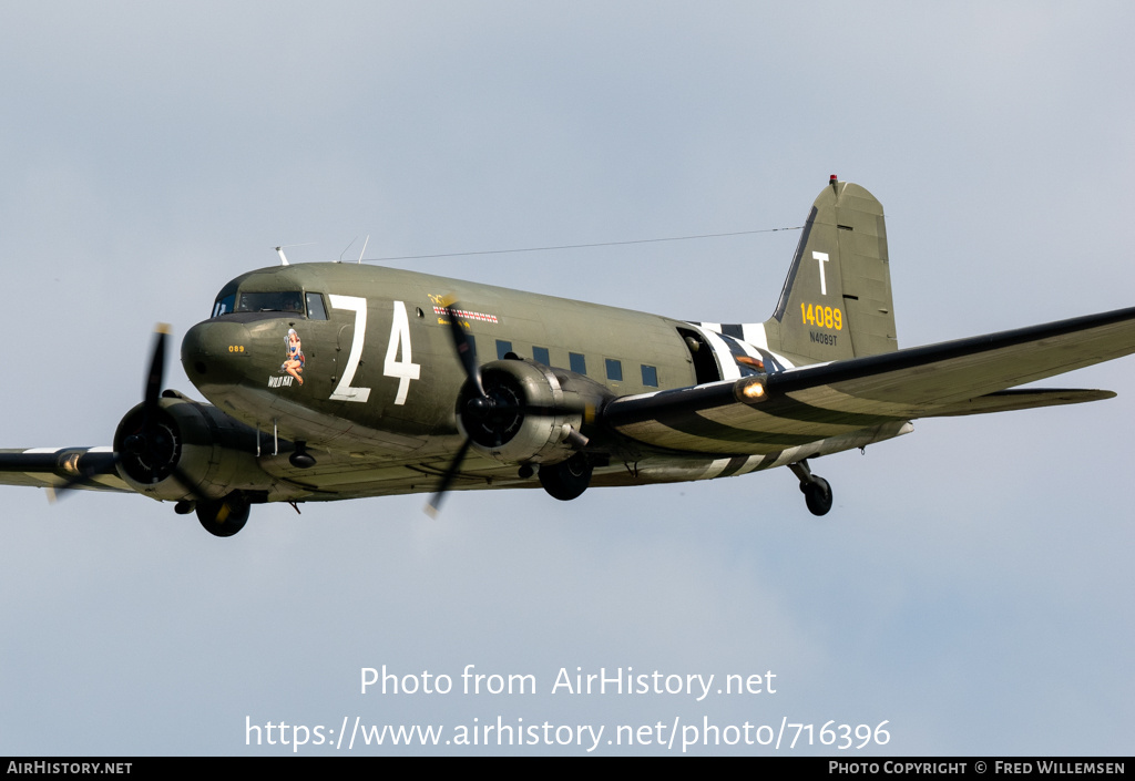 Aircraft Photo of N4089T / 14089 | Douglas DC-3-201F | USA - Air Force | AirHistory.net #716396