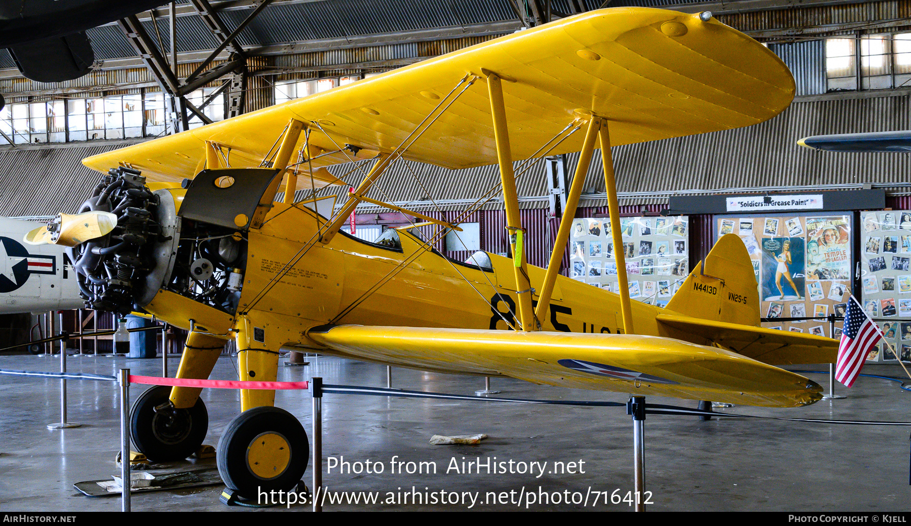 Aircraft Photo of N4413D / 825 | Boeing PT-13D Kaydet (E75) | AirHistory.net #716412