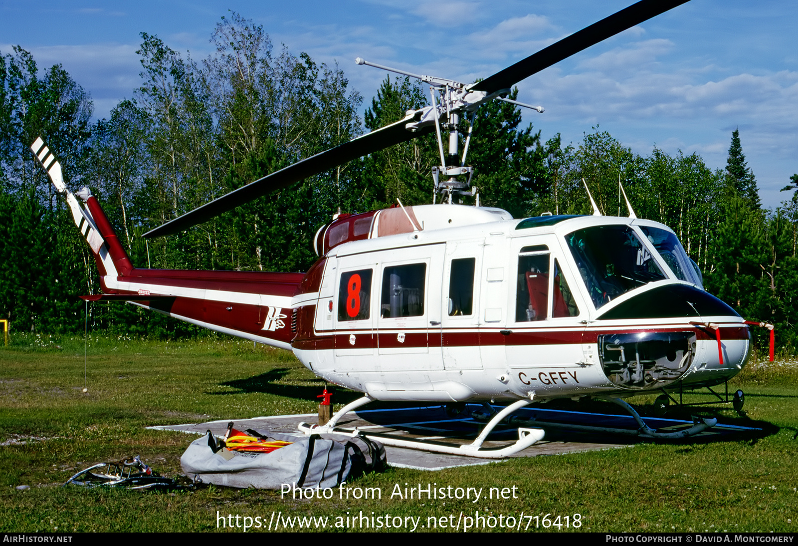 Aircraft Photo of C-GFFY | Bell 205A-1 | Helicopter Transport Services | AirHistory.net #716418