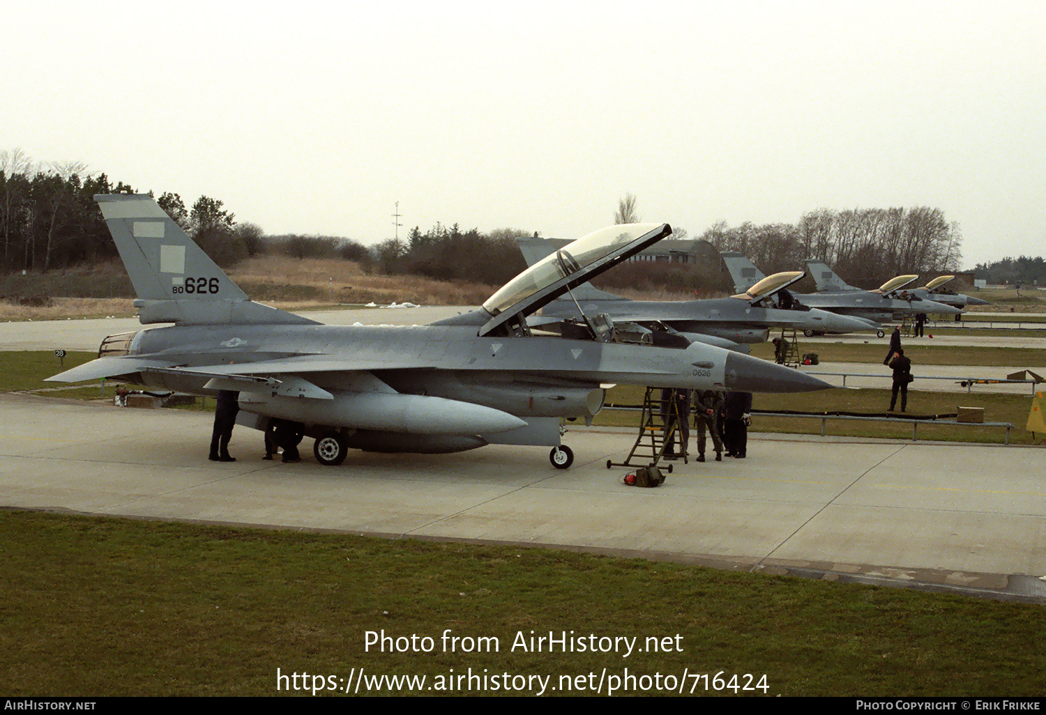 Aircraft Photo of 80-0626 | General Dynamics F-16B Fighting Falcon | USA - Air Force | AirHistory.net #716424