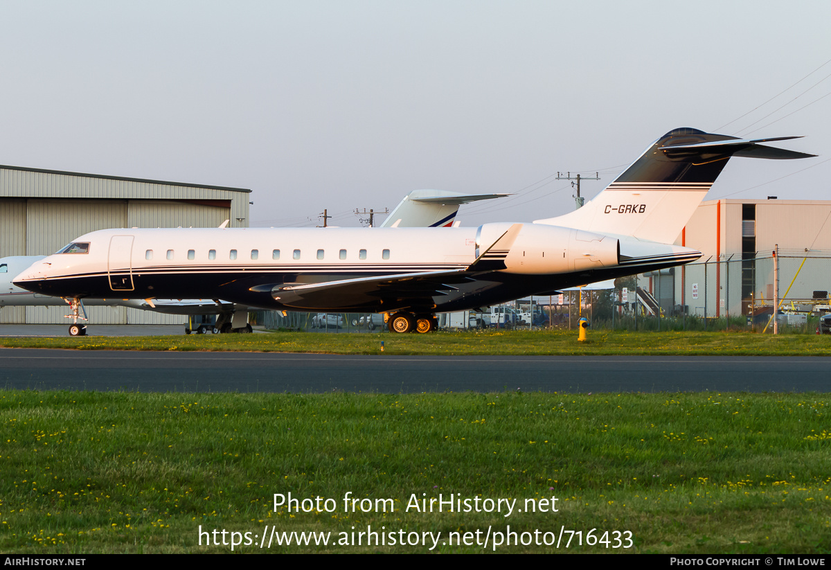 Aircraft Photo of C-GRKB | Bombardier Global 6000 (BD-700-1A10) | AirHistory.net #716433