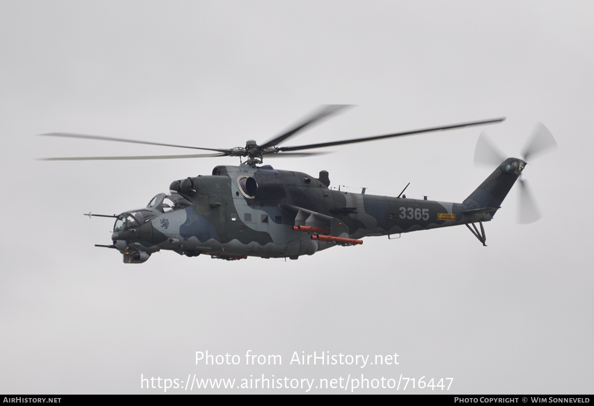 Aircraft Photo of 3365 | Mil Mi-35 | Czechia - Air Force | AirHistory.net #716447