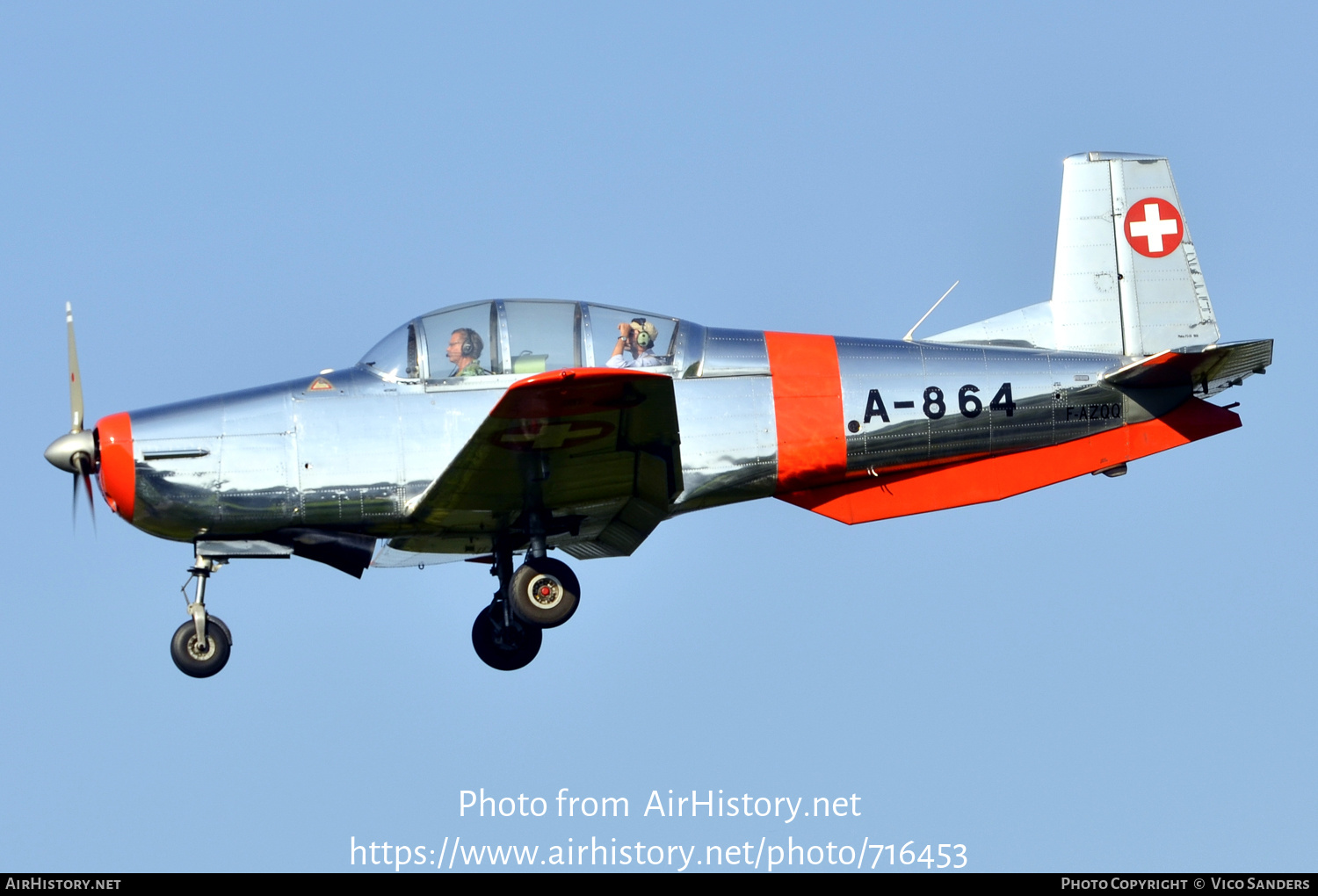 Aircraft Photo of F-AZQQ / A-864 | Pilatus P-3-05 | Switzerland - Air Force | AirHistory.net #716453