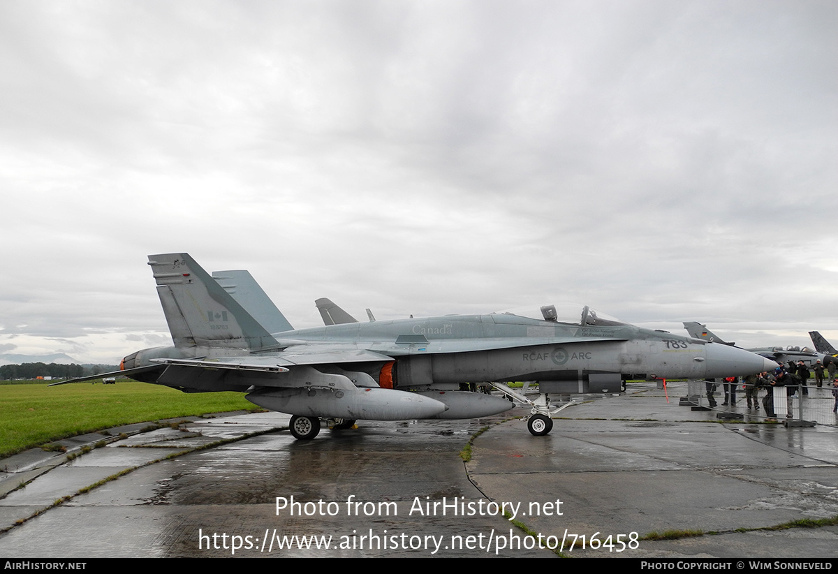 Aircraft Photo of 188783 | McDonnell Douglas CF-188 Hornet | Canada - Air Force | AirHistory.net #716458