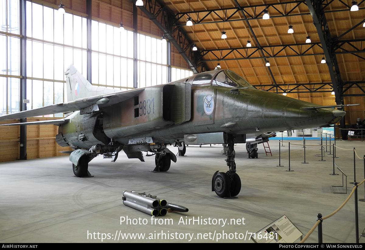 Aircraft Photo of 9831 | Mikoyan-Gurevich MiG-23BN | Czechoslovakia - Air Force | AirHistory.net #716481