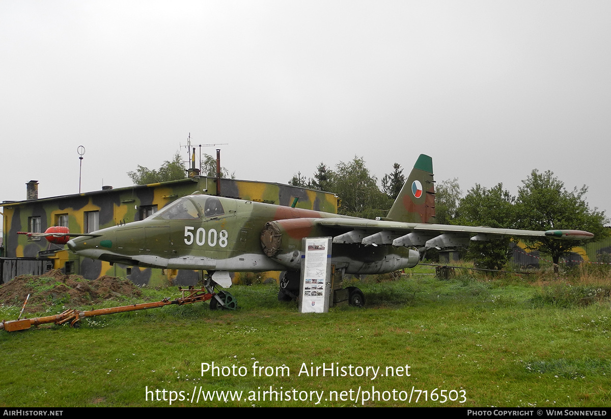 Aircraft Photo of 5008 | Sukhoi Su-25K | Czechia - Air Force | AirHistory.net #716503