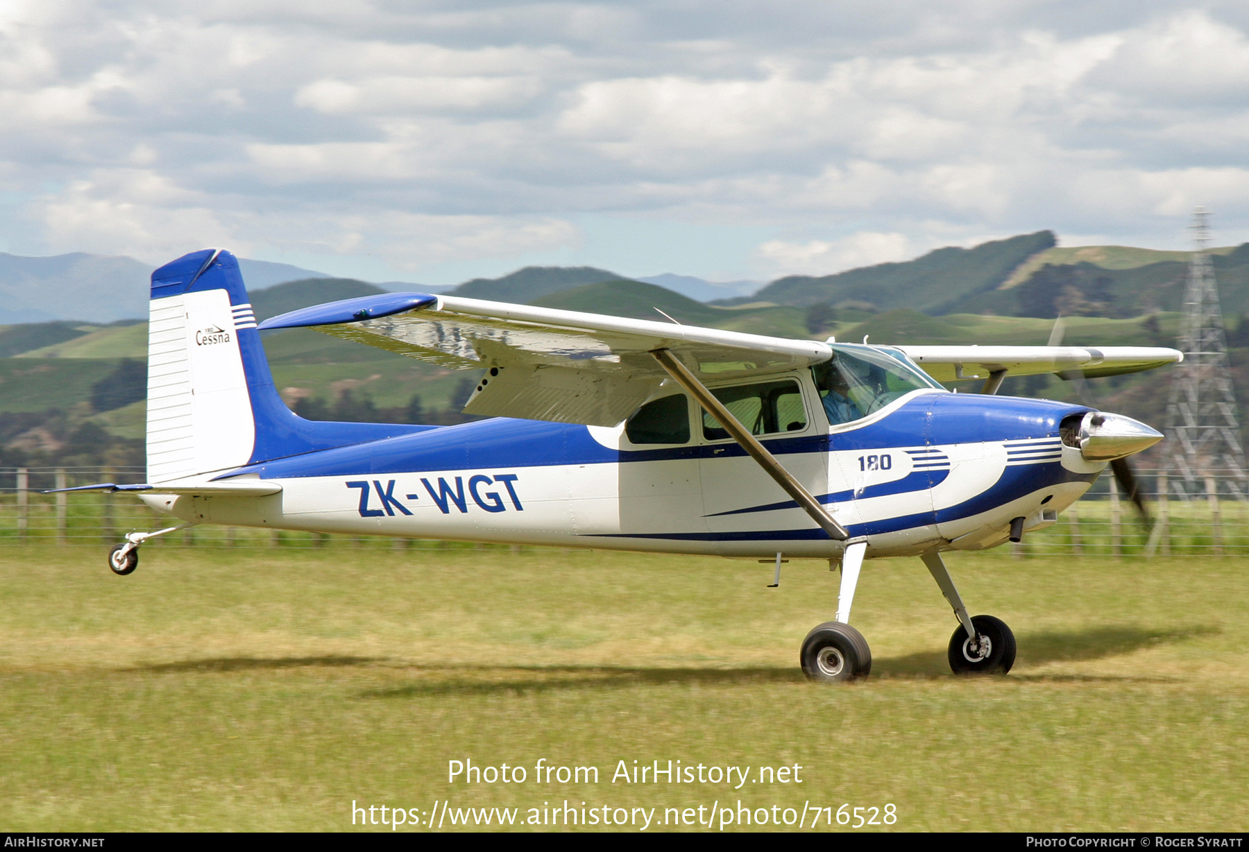 Aircraft Photo of ZK-WGT | Cessna 180 | AirHistory.net #716528