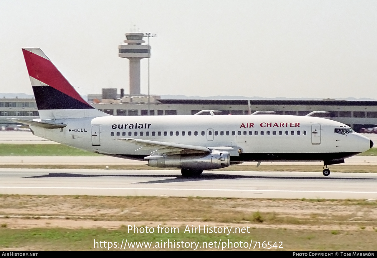 Aircraft Photo of F-GCLL | Boeing 737-222 | Euralair | AirHistory.net #716542