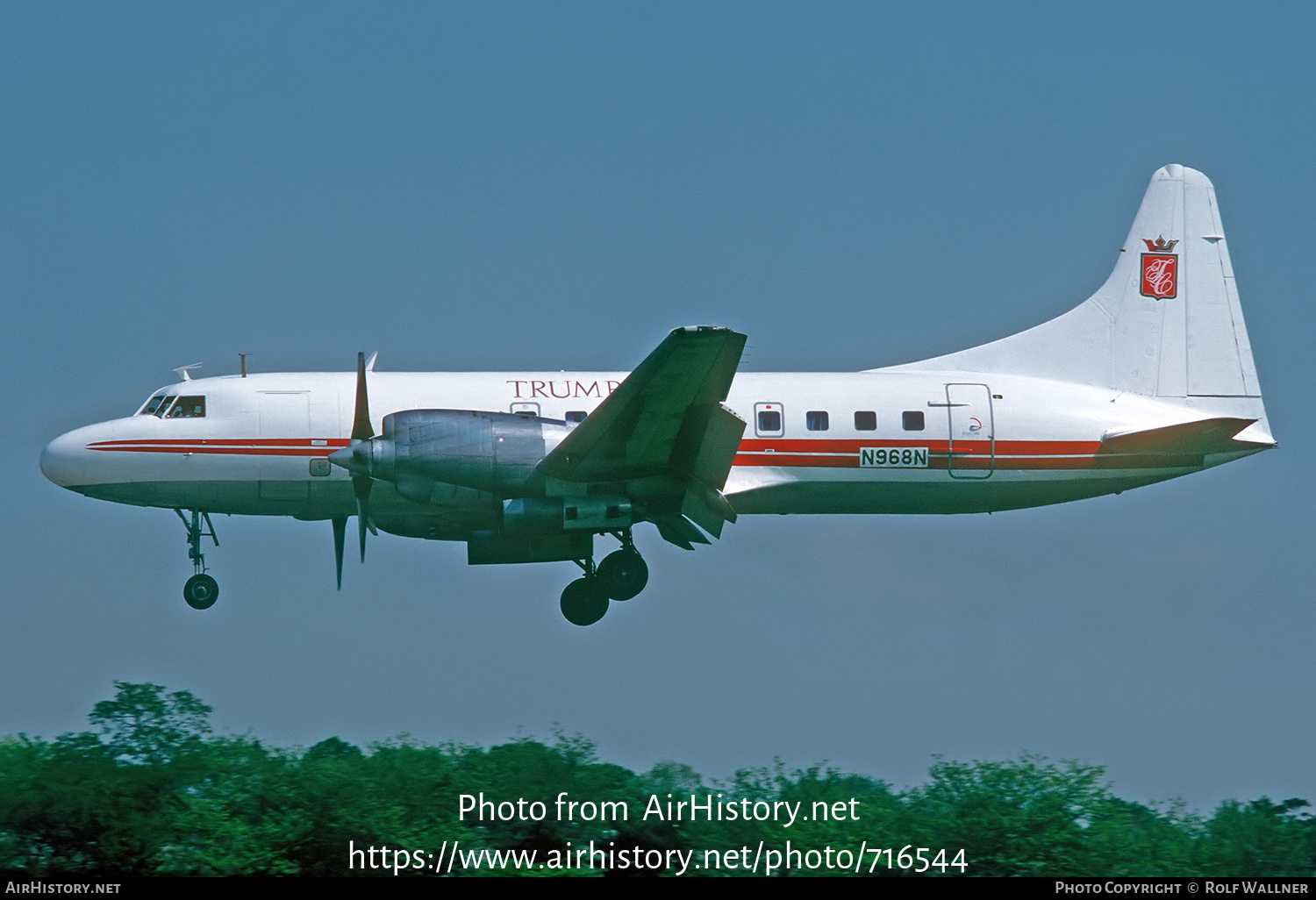 Aircraft Photo of N968N | Convair 580 | Trump Castle Casino | AirHistory.net #716544