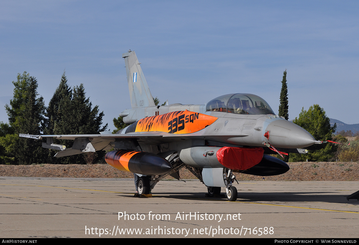 Aircraft Photo of 021 | Lockheed Martin F-16DJ Fighting Falcon | Greece - Air Force | AirHistory.net #716588