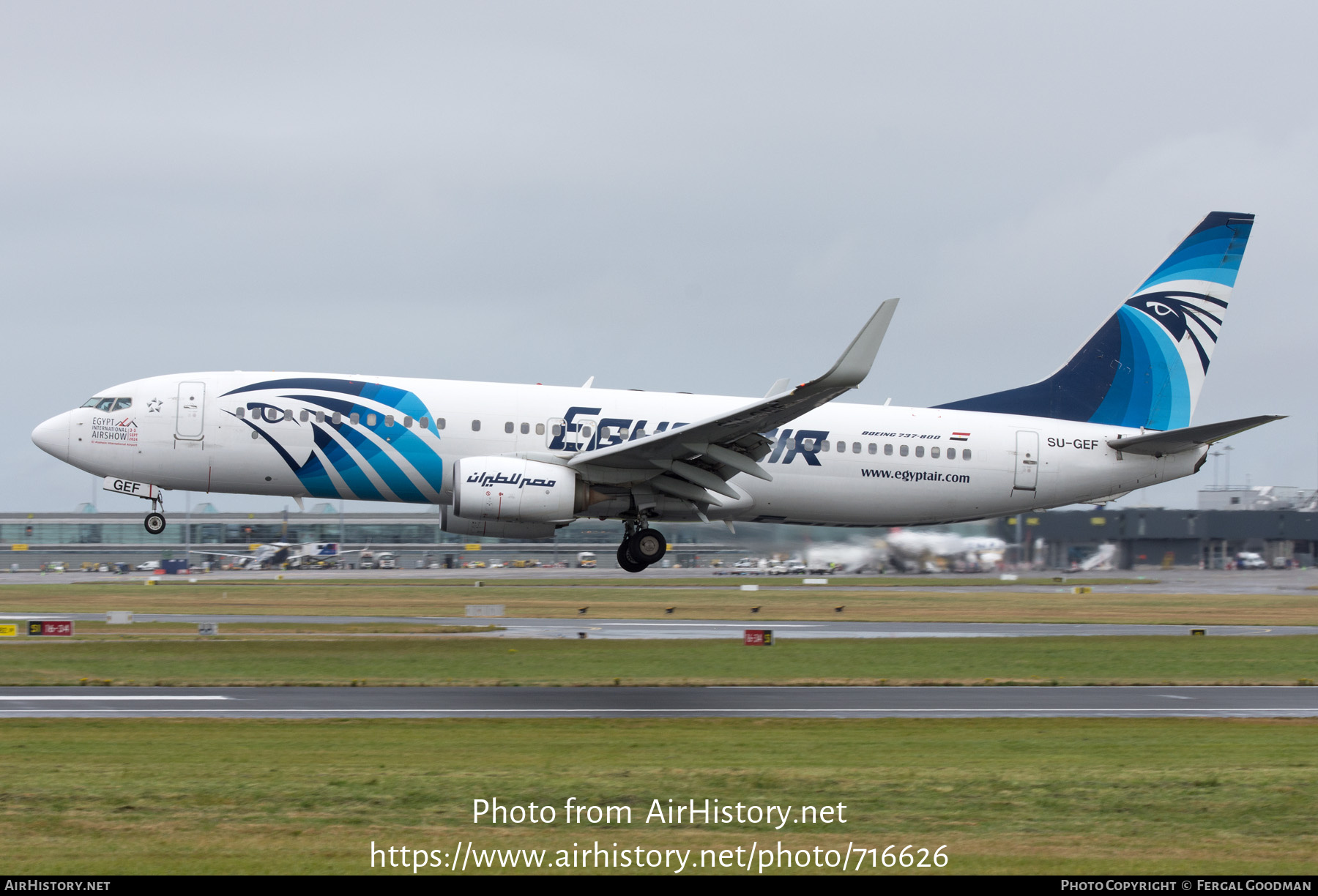 Aircraft Photo of SU-GEF | Boeing 737-800 | EgyptAir | AirHistory.net #716626