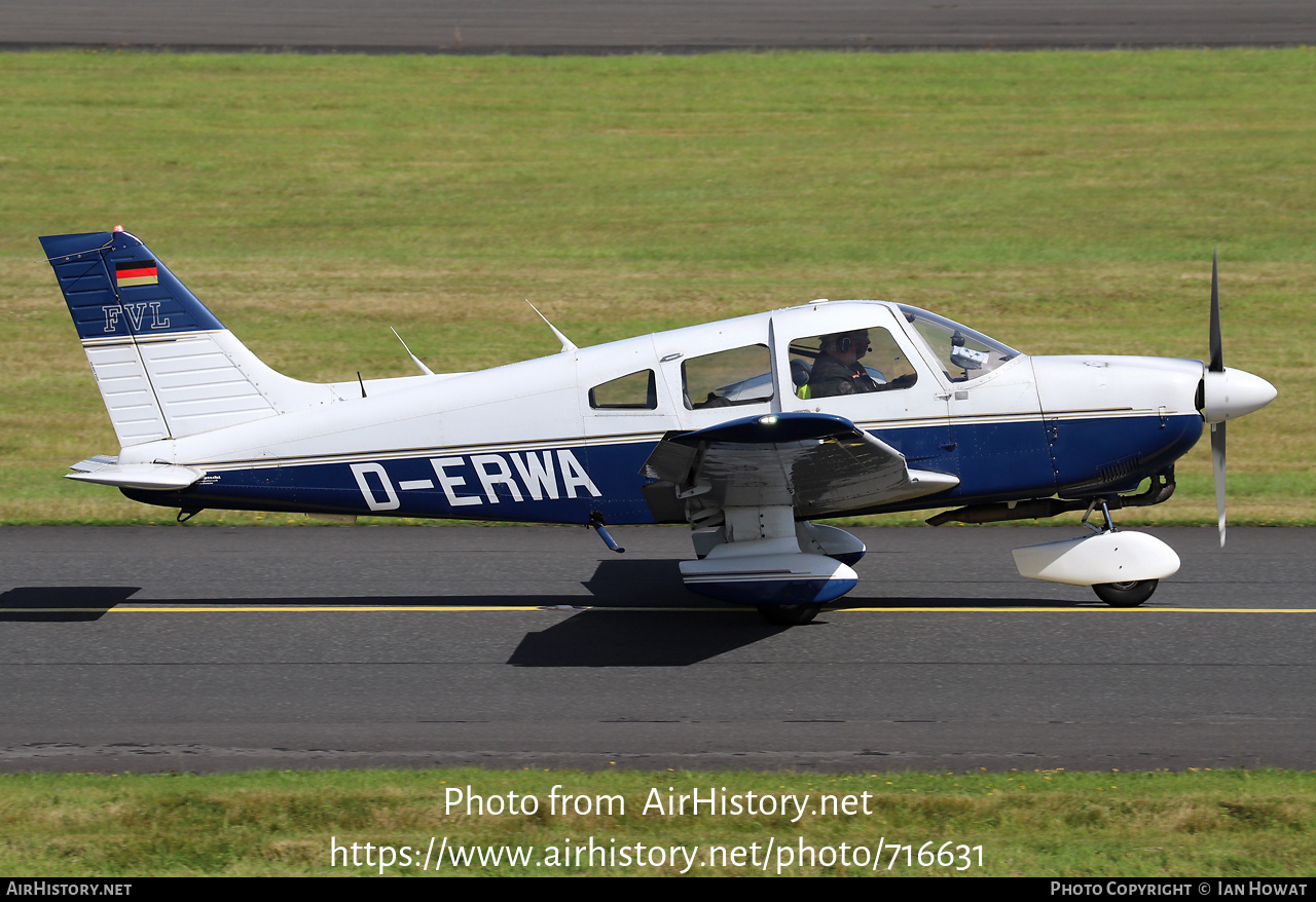 Aircraft Photo of D-ERWA | Piper PA-28-181 Archer II | Frankfurter Verein für Luftfahrt - FVL | AirHistory.net #716631