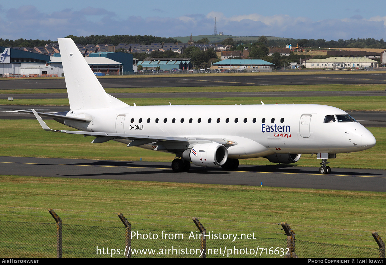 Aircraft Photo of G-CMLI | Embraer 170STD (ERJ-170-100STD) | Eastern Airways | AirHistory.net #716632